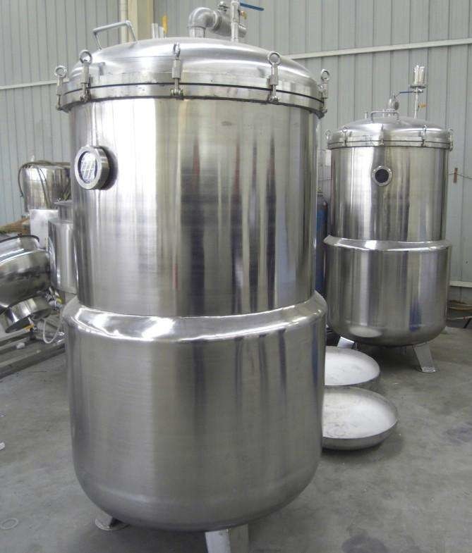 Silver Grey Food Sterilization Equipment Vertical Retort / Vertical