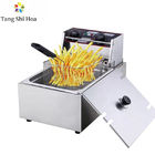 6L Small Electrical Deep Fryer With Basket Fat For Chip Electric Food Fryer